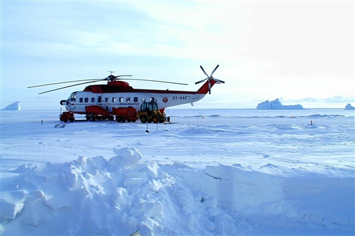 Helicopter to Disko Island and back