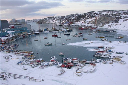 The harbour in Ilulissat