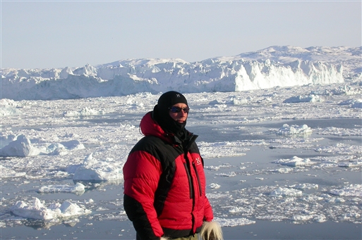 Trekking at the Ilulissat icefjord