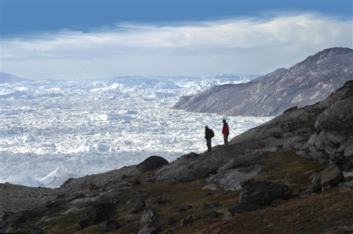 The impressive view over the Icefiord