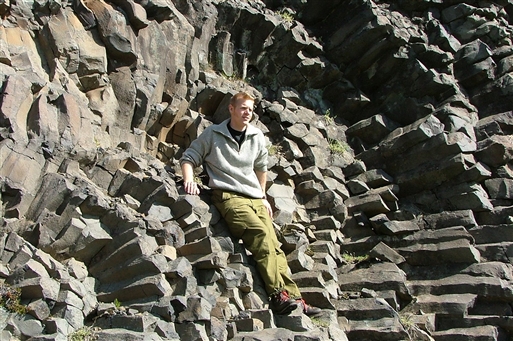 the Basalt-rocks are very characteristic for the Disko area