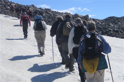 Trekking at the Icecap