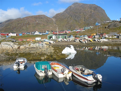 The harbour in Narsaq
