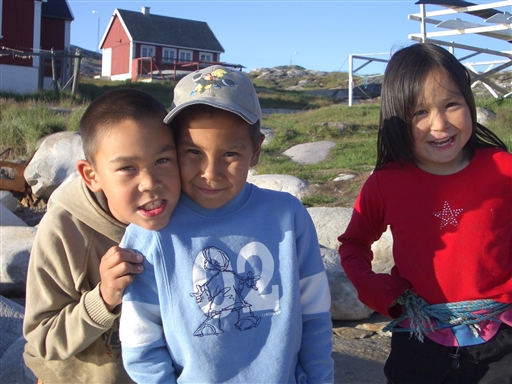Children often stay out late - it does not get dark at all in summertime due to the midnight sun