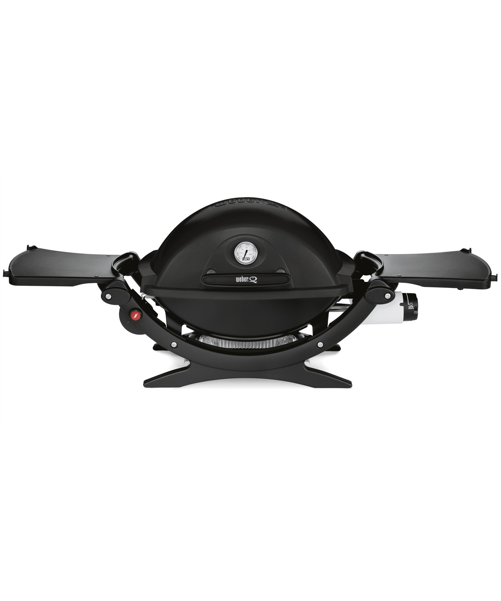 Weber Q120 med sort låg