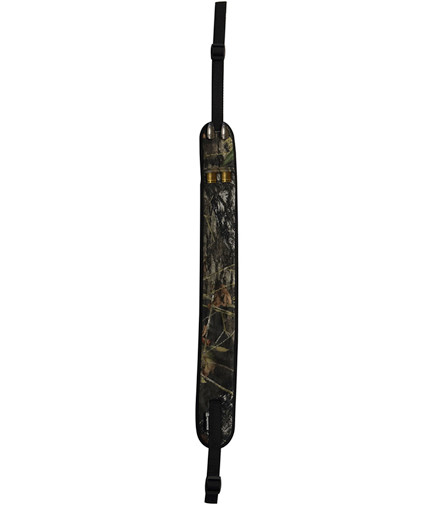 Camuflage neopren riffelrem med patronholder