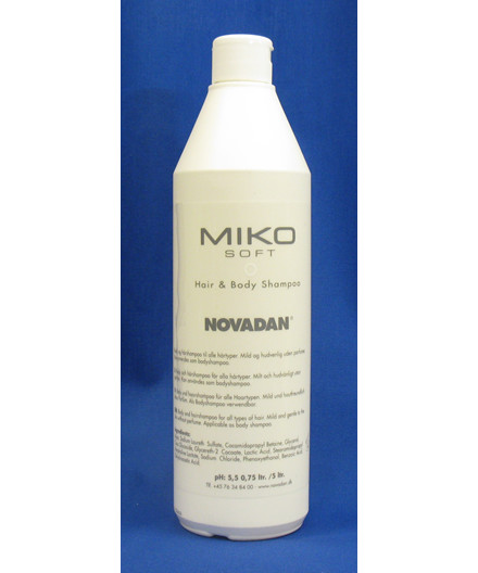 Miko soft hair & body shampoo 750 ml.