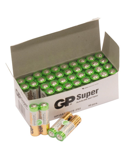 GP Super Alkaline batterier LR20/D 20 stk.