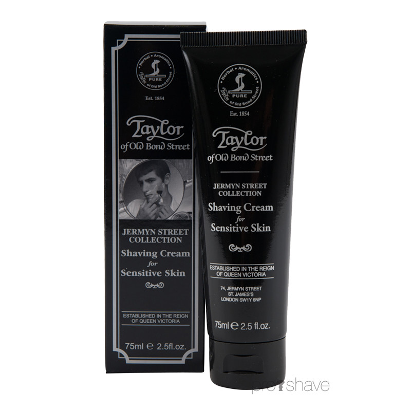 Taylor Of Old Bond Street Barbercreme Jermyn St. til følsom hud, 75 ml.