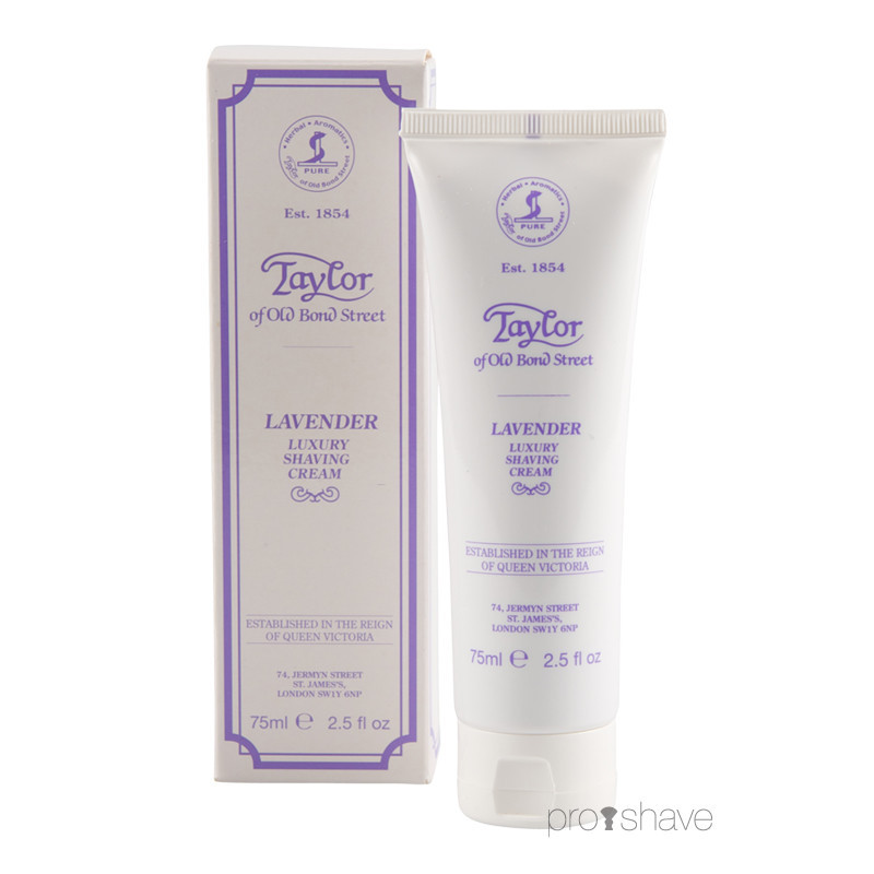 Taylor Of Old Bond Street Barbercreme Lavendel, 75 ml.