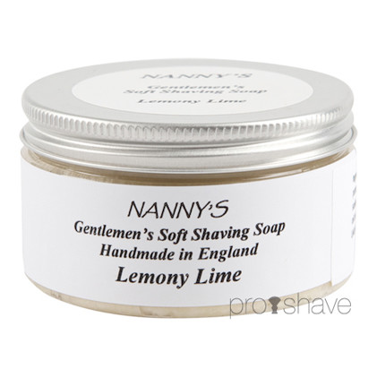 Nanny's Silly Soap Lemony Lime (m. gedemælk) Barbersæbe, 100 gr.