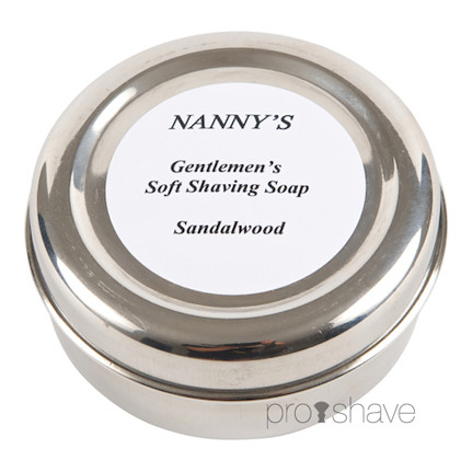 Nanny's Silly Soap Sandalwood Luksus-Barbersæbe, 120 gr.