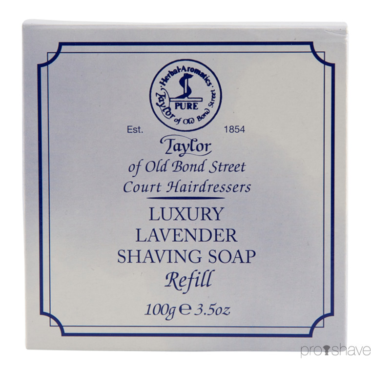 Taylor Of Old Bond Street, Lavendel Barbersæbe Refill 100 g.