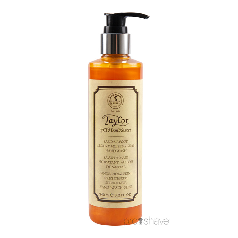 Taylor Of Old Bond Street Fugtgivende Håndsæbe, Sandalwood, 240 ml.