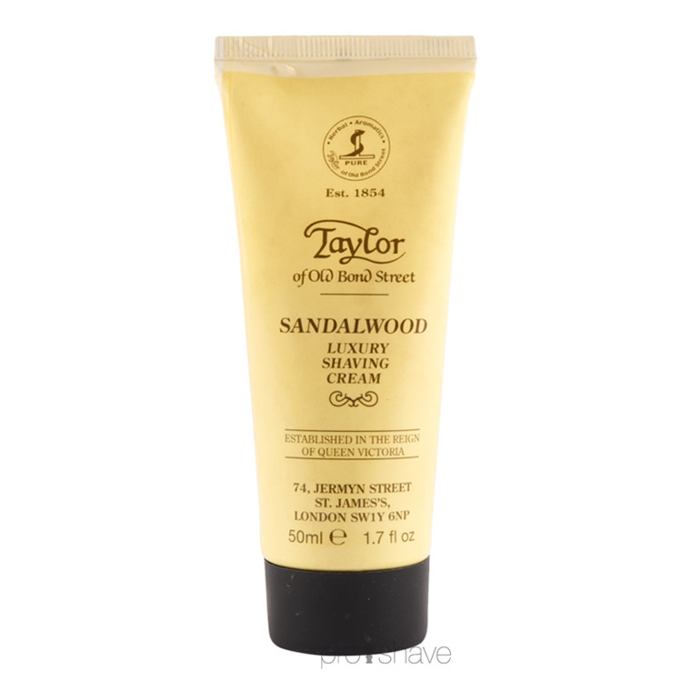 Taylor Of Old Bond Street Sandeltræ Barbercreme, 50 ml. (Rejse)
