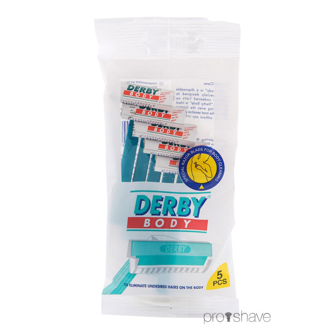 Derby Body, Skraber til kropshår (Pakke med 5 stk.)