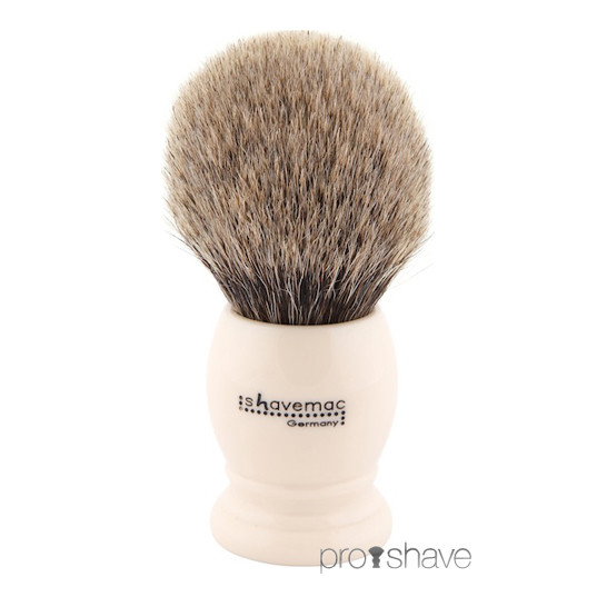 Shavemac Barberkost, Pure Badger, 30mm
