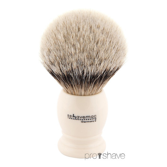 Shavemac Barberkost, Silver Tip Badger, 30mm