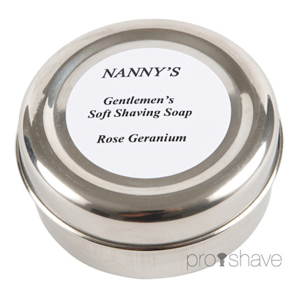 Nanny's Silly Soap Rose Geranium Luksus-Barbersæbe, 120 gr.
