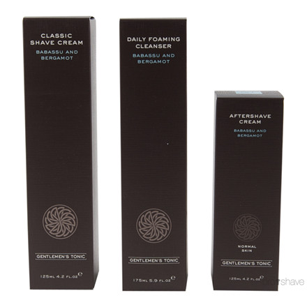 Gentlemens Tonic Shave Set Normal, 3 dele