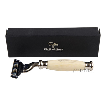 Taylor Of Old Bond Street Mach3 Skraber med imit. Elfenben, Edwardian
