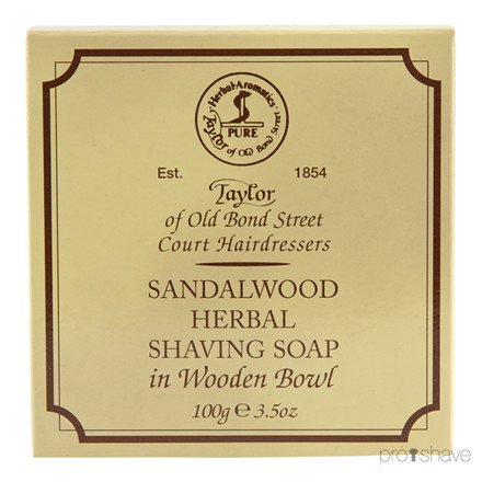 Taylor Of Old Bond Street, Træskål med Sandeltræsæbe, 100 g.