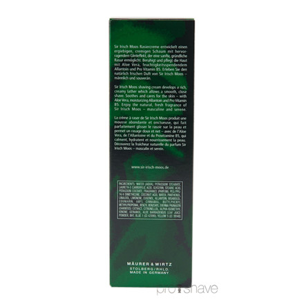 Sir Irisch Moos Barbercreme, 100ml