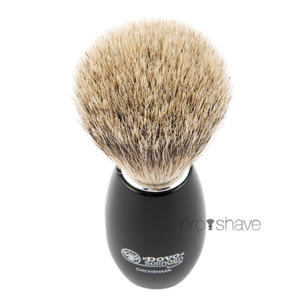 Dovo Barberkost, Sort Akryl, Pure Badger