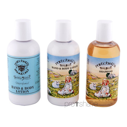 Mitchell's Wool Fat Hand & Bodylotion, 150 ml., med parfume