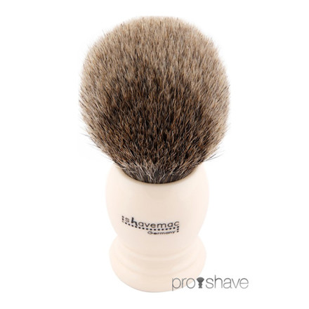 Shavemac Barberkost, Pure Badger, 30mm