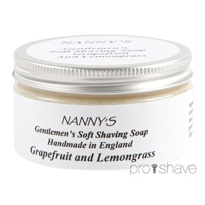 Nanny's Silly Soap Grapefruit & Lemongrass Barbersæbe, 100 gr.