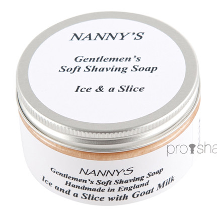 Nanny's Silly Soap Ice & A Slice (m. gedemælk) Barbersæbe, 100 gr.