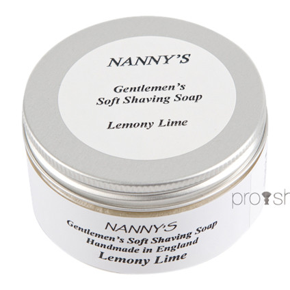 Nanny's Silly Soap Lemony Lime (m. gedemælk) Barbersæbe, 100 gr.