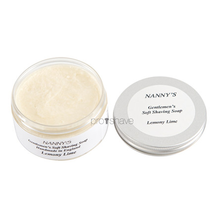 Nanny's Silly Soap Lemony Lime (m. gedemælk) Barbersæbe, 100 gr.