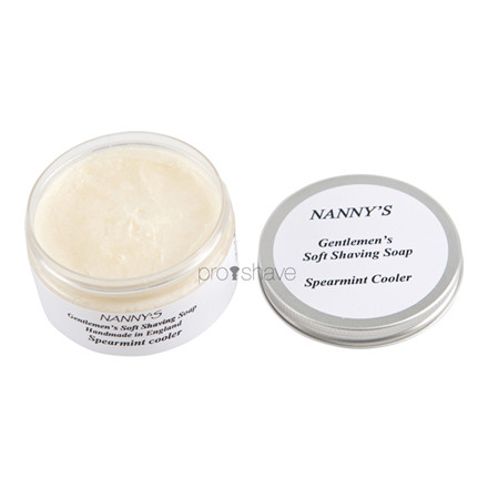 Nanny's Silly Soap Spearmint Cooler Barbersæbe, 100 gr.