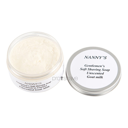 Nanny's Silly Soap Unscented (m. gedemælk) Barbersæbe, 100 gr.