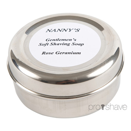 Nanny's Silly Soap Rose Geranium Luksus-Barbersæbe, 120 gr.