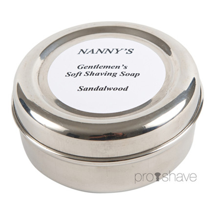 Nanny's Silly Soap Sandalwood Luksus-Barbersæbe, 120 gr.