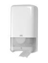 DISPENSER TOILETPAPIR T6 AUTOSKIFT HVID