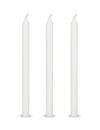 RUSTIKLYS HVID 30 CM 50 STK.