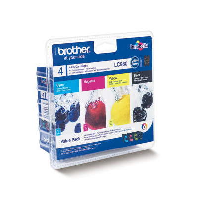 BLÆKPATRON BROTHER LC980VALBP VALUE PACK