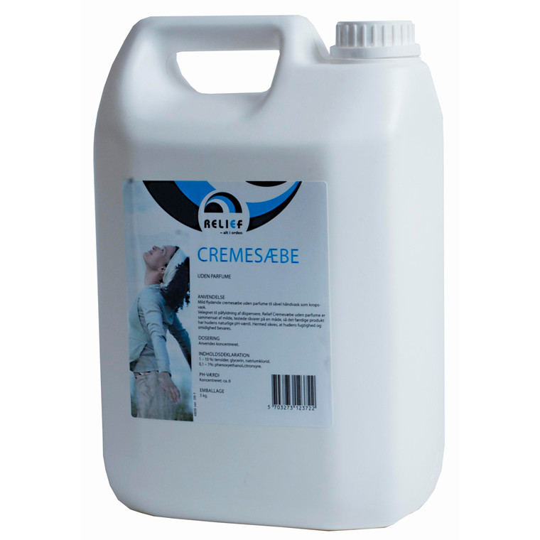 CREMESÆBE UDEN PARFUME 5KG