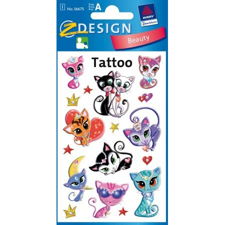 TATOVERINGER KATTE DELUXE 1 ARK