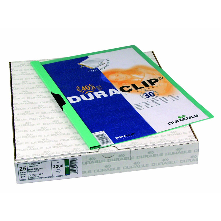Duraclip 30 transparente A4 klemmapper