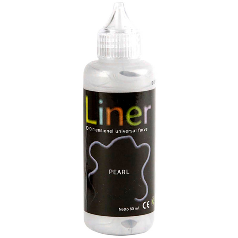 3D Liner, sølv perlemor, 80 ml