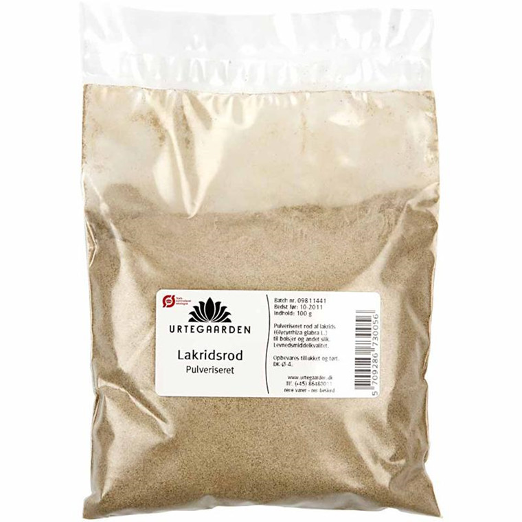 Pulveriseret lakridsrod, ØKO, 100 g