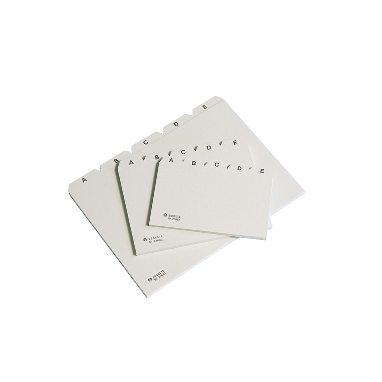 KARTOTEKALFABET PLAST 2 VARIANTER