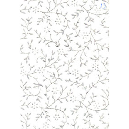 DESIGN PAPIR A4 SØLV BLADE NR 13 5STK