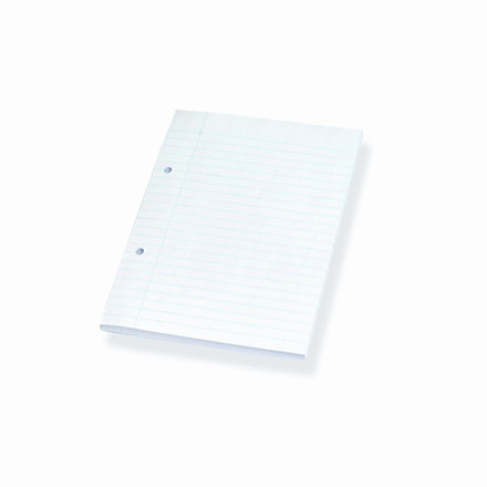 Bantex standardblok A5, linieret, 100 blade