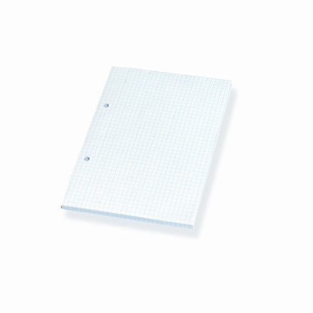 Bantex standardblok A5, kvadreret, 100 blade